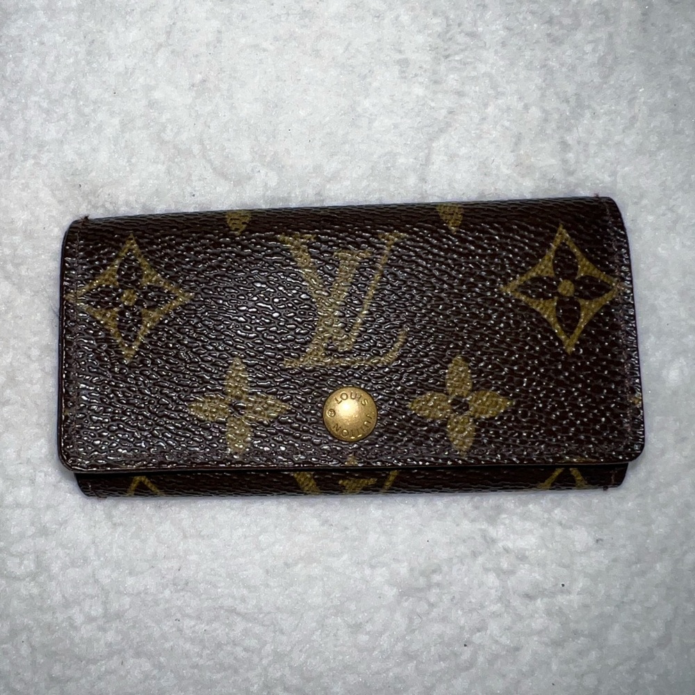 Louis Vuitton Vintage Monogram Canvas Four Key and Card Holder